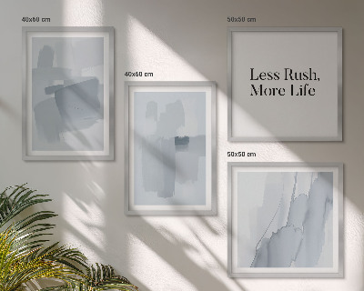 Wall art set Abstract watercolor compositions