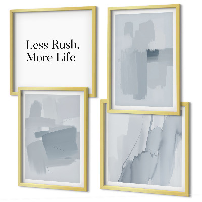Wall art set Abstract watercolor compositions
