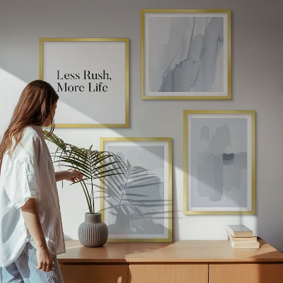 Wall art set Abstract watercolor compositions