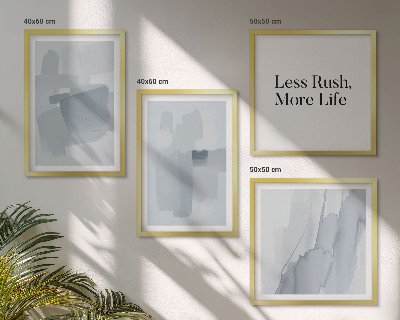 Wall art set Abstract watercolor compositions