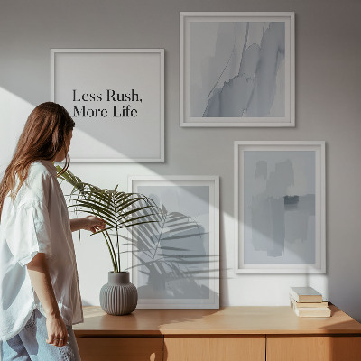 Wall art set Abstract watercolor compositions