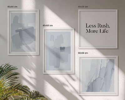 Wall art set Abstract watercolor compositions