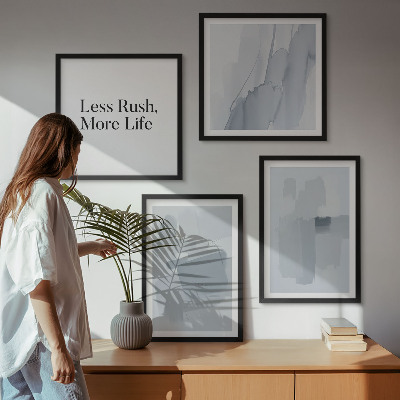 Wall art set Abstract watercolor compositions