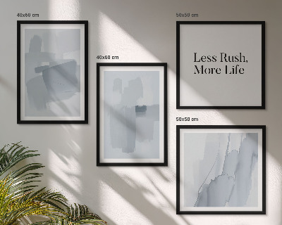 Wall art set Abstract watercolor compositions
