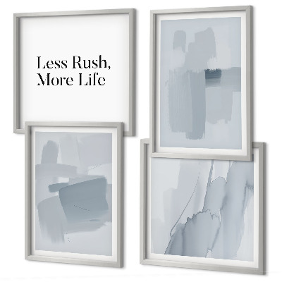 Wall art set Abstract watercolor compositions