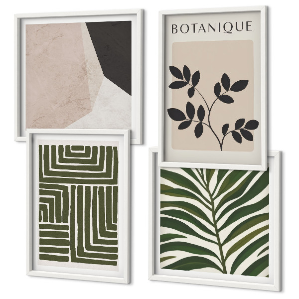 Multi-piece wall decor set Botanical boho compositions