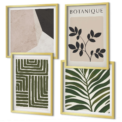 Multi-piece wall decor set Botanical boho compositions