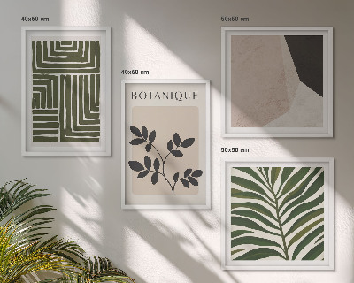 Multi-piece wall decor set Botanical boho compositions