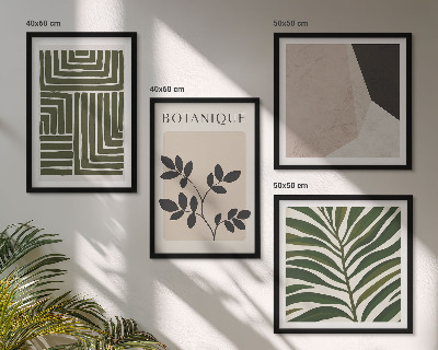 Multi-piece wall decor set Botanical boho compositions