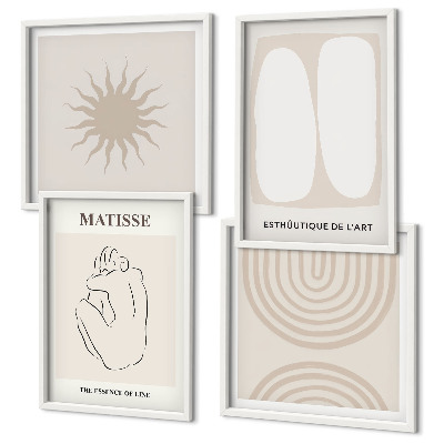Multi-piece wall decor set Stylish minimalist lines