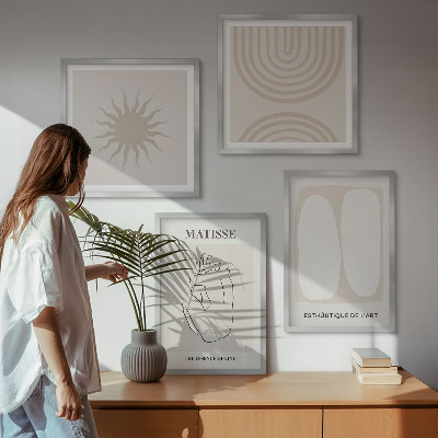 Multi-piece wall decor set Stylish minimalist lines