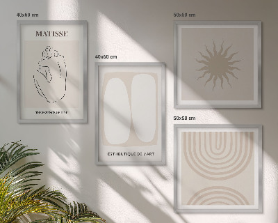 Multi-piece wall decor set Stylish minimalist lines