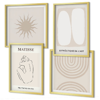 Multi-piece wall decor set Stylish minimalist lines