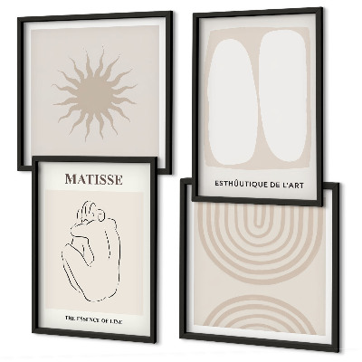 Multi-piece wall decor set Stylish minimalist lines