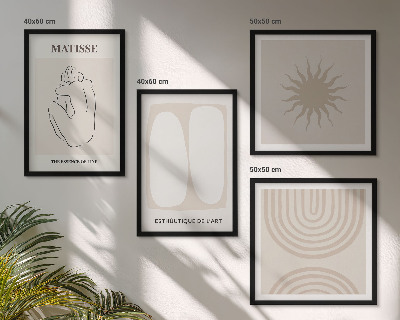 Multi-piece wall decor set Stylish minimalist lines