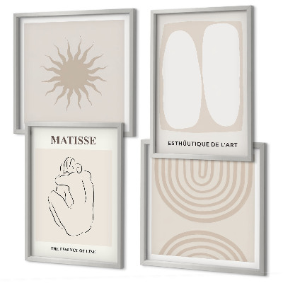 Multi-piece wall decor set Stylish minimalist lines