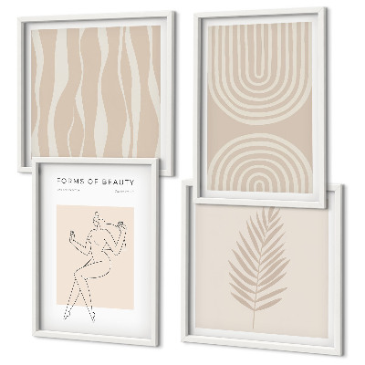 Multi-piece wall decor set Abstract boho decorations
