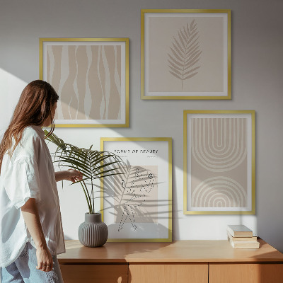 Multi-piece wall decor set Abstract boho decorations