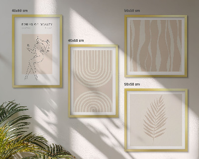 Multi-piece wall decor set Abstract boho decorations