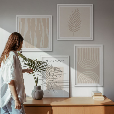 Multi-piece wall decor set Abstract boho decorations