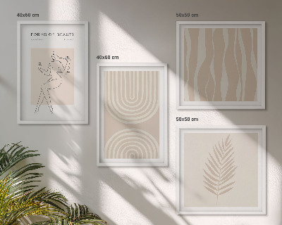 Multi-piece wall decor set Abstract boho decorations