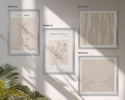 Wall art set A collection of minimalist forms