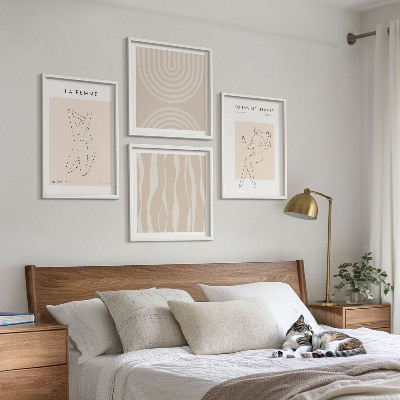 Wall art set A collection of minimalist forms