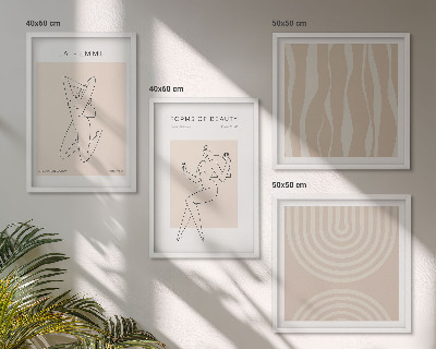 Wall art set A collection of minimalist forms