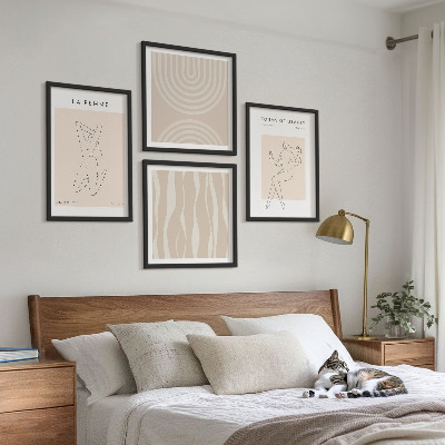 Wall art set A collection of minimalist forms
