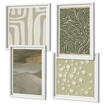 Multi-piece wall decor set Abstract boho patterns