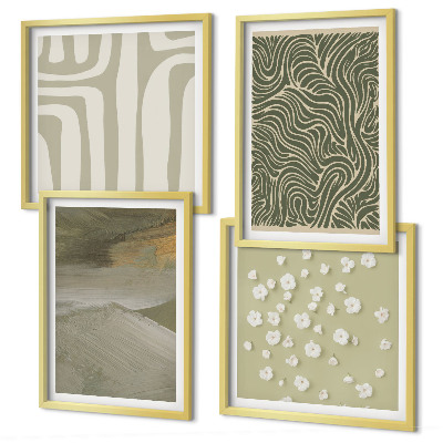 Multi-piece wall decor set Abstract boho patterns