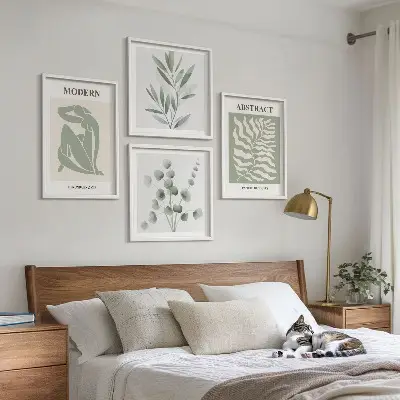 Matisse boho plant wall art set of 4 pieces