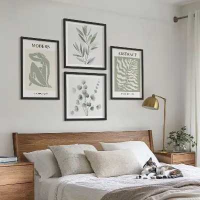 Matisse boho plant wall art set of 4 pieces