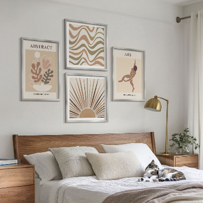 Wall art set Matisse boho abstract patterns