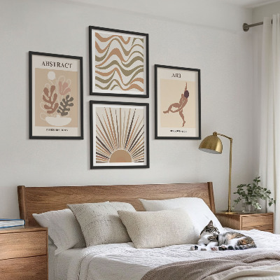 Wall art set Matisse boho abstract patterns