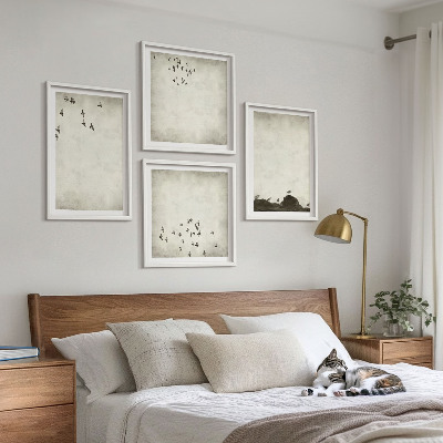 Multi-piece wall decor set Minimalist bird painting