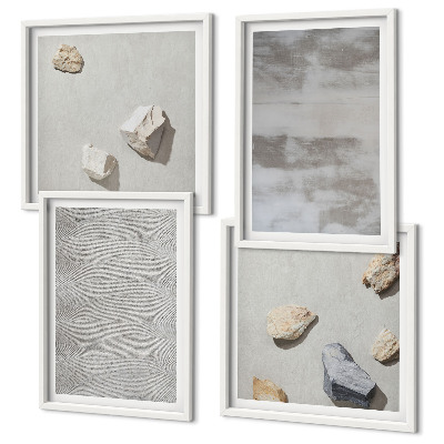 Wall art set Modern minimalist textures