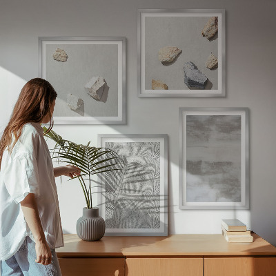 Wall art set Modern minimalist textures