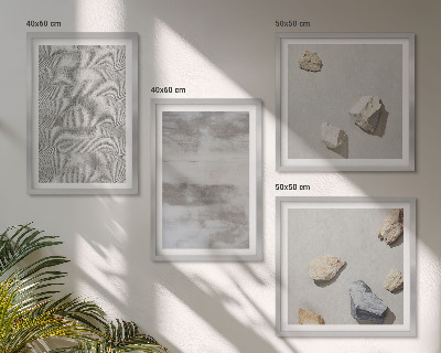 Wall art set Modern minimalist textures