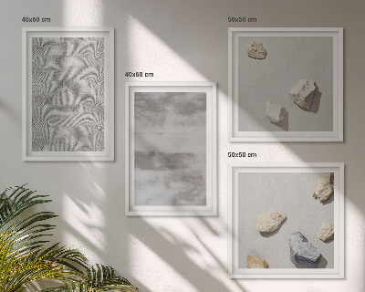 Wall art set Modern minimalist textures