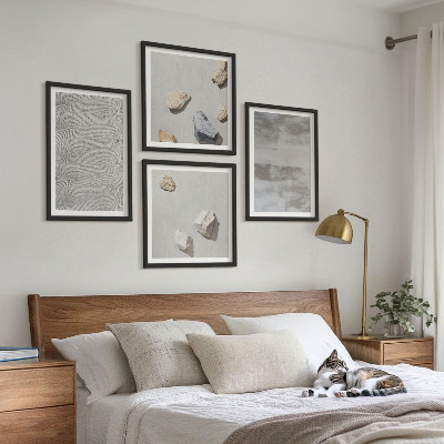 Wall art set Modern minimalist textures
