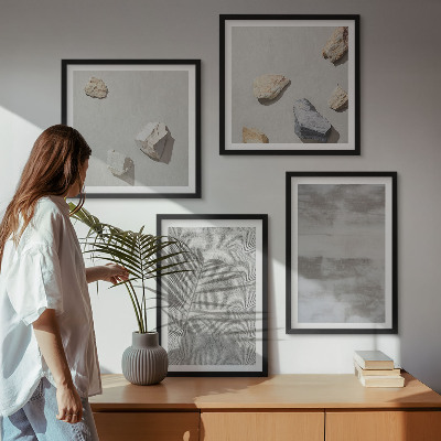 Wall art set Modern minimalist textures