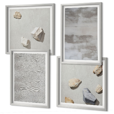 Wall art set Modern minimalist textures