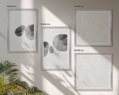 Multi-piece wall decor set Abstract art paint splashes