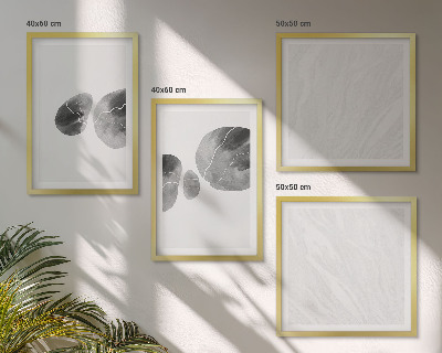Multi-piece wall decor set Abstract art paint splashes
