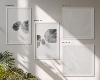 Multi-piece wall decor set Abstract art paint splashes