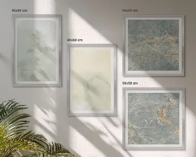Pastel watercolor canvas wall art set of 4 pieces