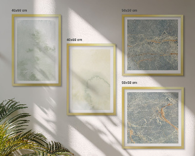 Set of 4 wall art pieces Pastel watercolor canvas paints
