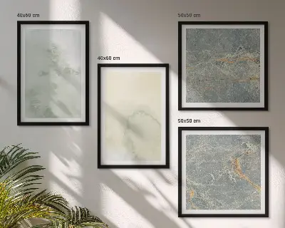 Pastel watercolor canvas wall art set of 4 pieces