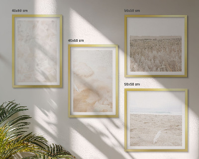Multi-piece wall decor set Pastel fashionable textures